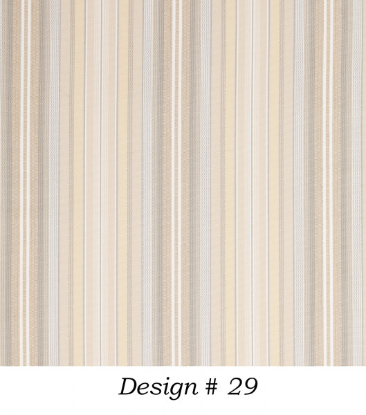 Markisenstoff Dralon® Design 29 Grau Beige Sahara Weiß gestreift